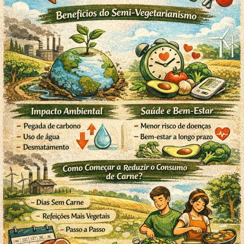 O que é semi-vegetarianismo e como ele contribui para a sustentabilidade?